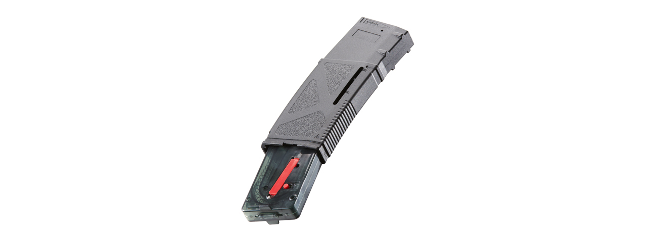 Arcturus AR Mod 1 M4/M16 30/130 Round Variable Mid-Cap Windowed EMM Magazine (Color: Black) - Click Image to Close