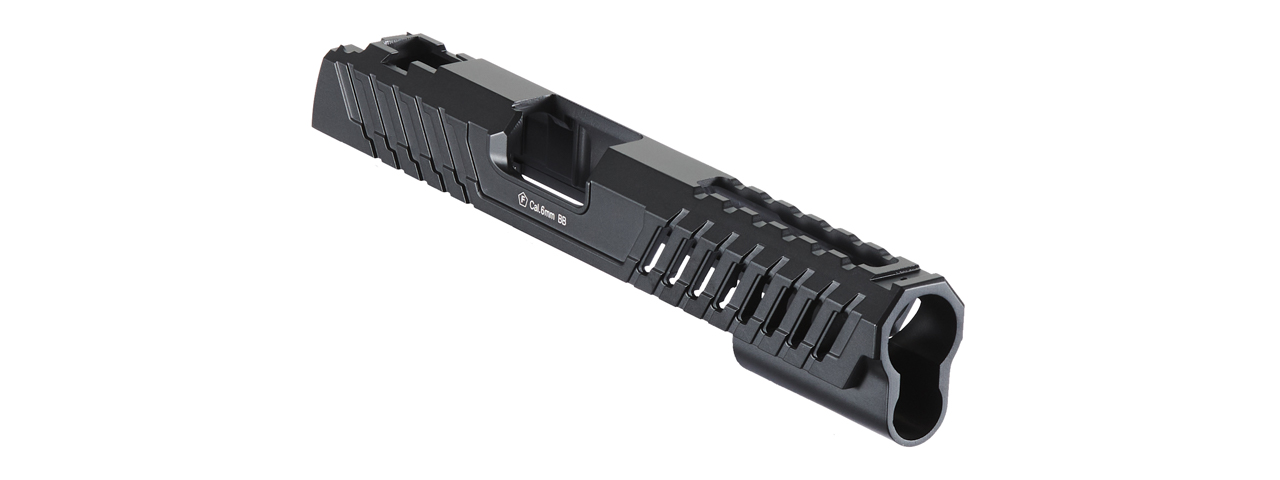 Army Armament Lightweight CNC Aluminum Slide for R605 GBB Airsoft Pistols (Color: Black)