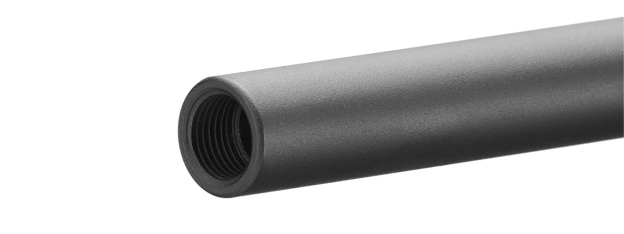 Army Armament R17 Threaded CNC Aluminum Outer Barrel (Color: Black) - Click Image to Close