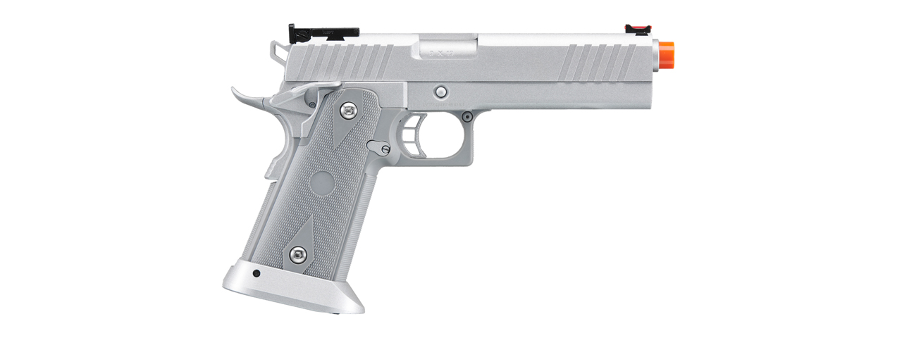 Army Armament R609 1911 Gas Blowback Airsoft Pistol (Color: Silver)