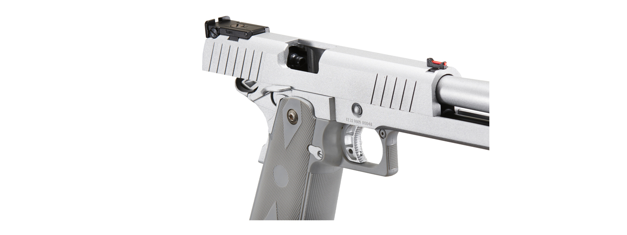 Army Armament R609 1911 Gas Blowback Airsoft Pistol (Color: Silver) - Click Image to Close