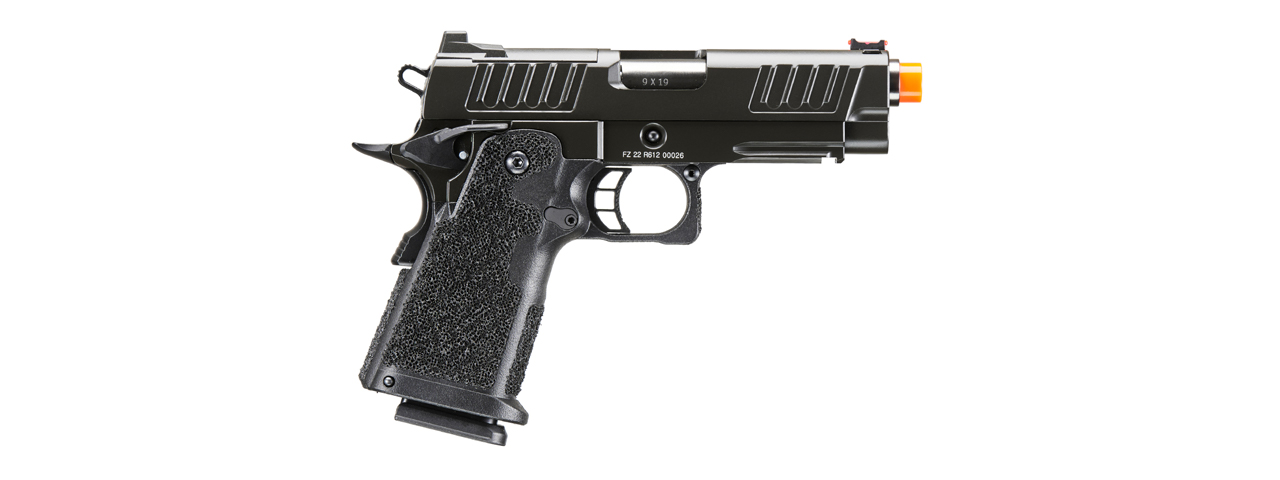 Army Armament R612 C2 Hi-Capa 4.3 Gas Blowback Airsoft Pistol (Color: Black) - Click Image to Close