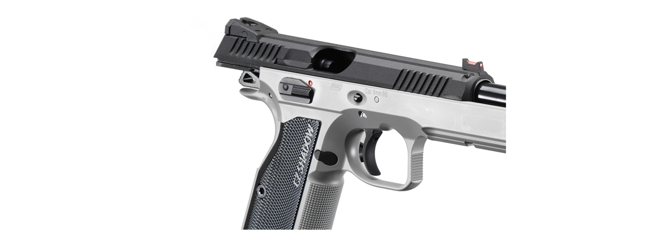 ASG CZ Shadow 2 Gas Blowback CO2 Airsoft Pistol (Color: Black / Urban Grey) - Click Image to Close