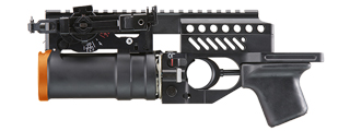 Double Bell Metal AK Grenade Launcher Set w/ Grenade (Color: Black)