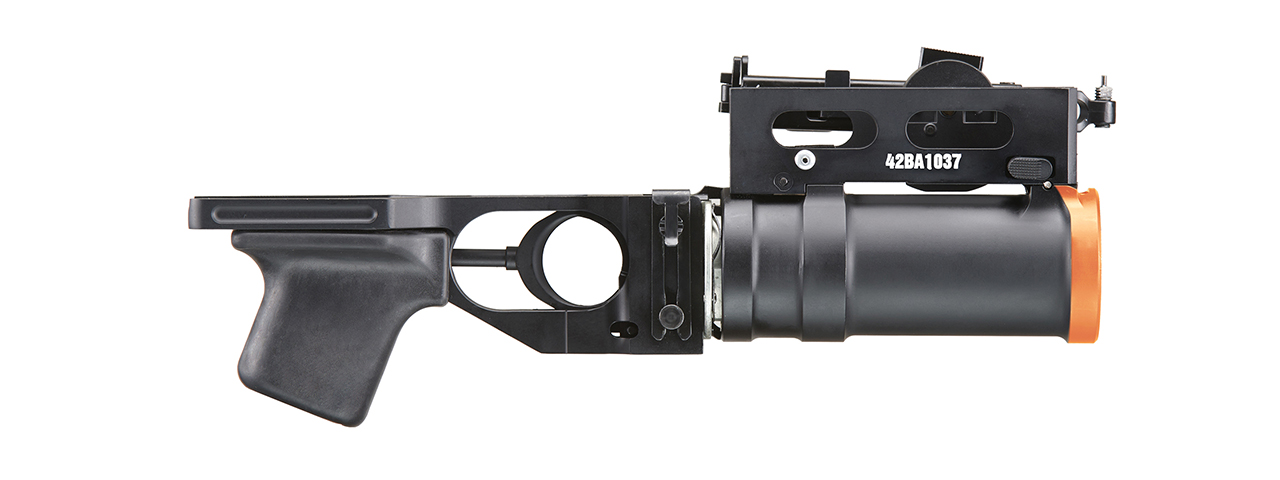 Double Bell Metal AK Grenade Launcher (Color: Black) - Click Image to Close