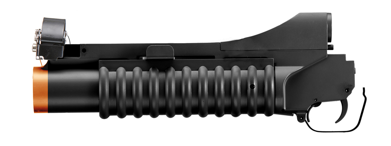 Double Bell M203 Short Airsoft Gas Grenade Launcher *No Grenade* (Color: Black)