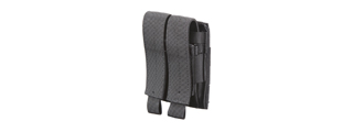 Code 11 Molle Double Pistol Magazine Pouch (Color: Black)