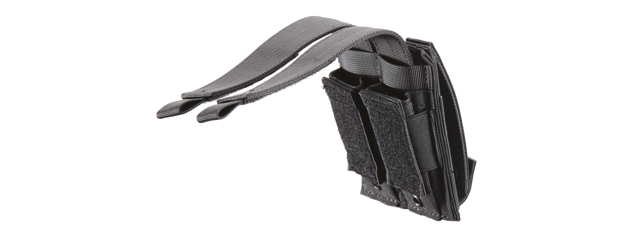 Code 11 Molle Double Pistol Magazine Pouch (Color: Black) - Click Image to Close