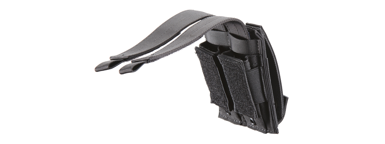 Code 11 Molle Double Pistol Magazine Pouch (Color: Black)