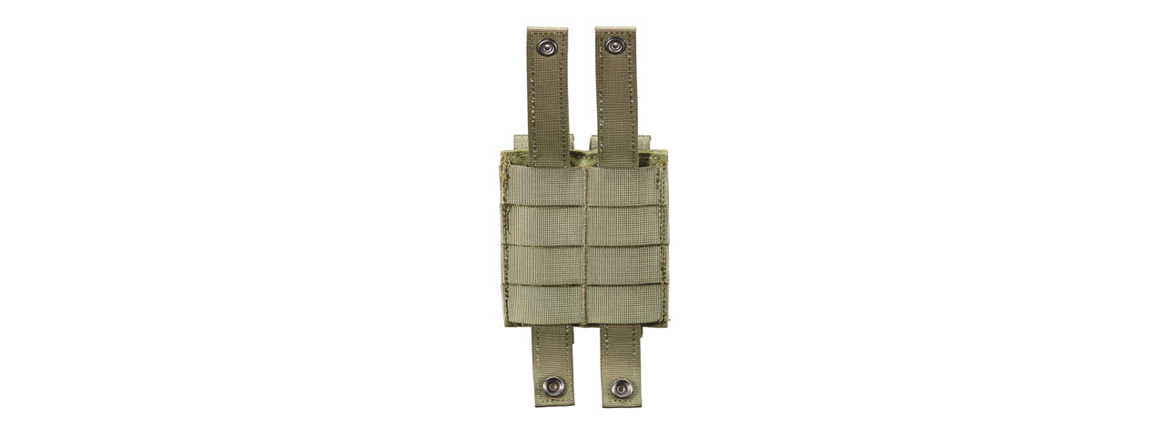 Code 11 Molle Double Pistol Magazine Pouch (Color: OD Green)