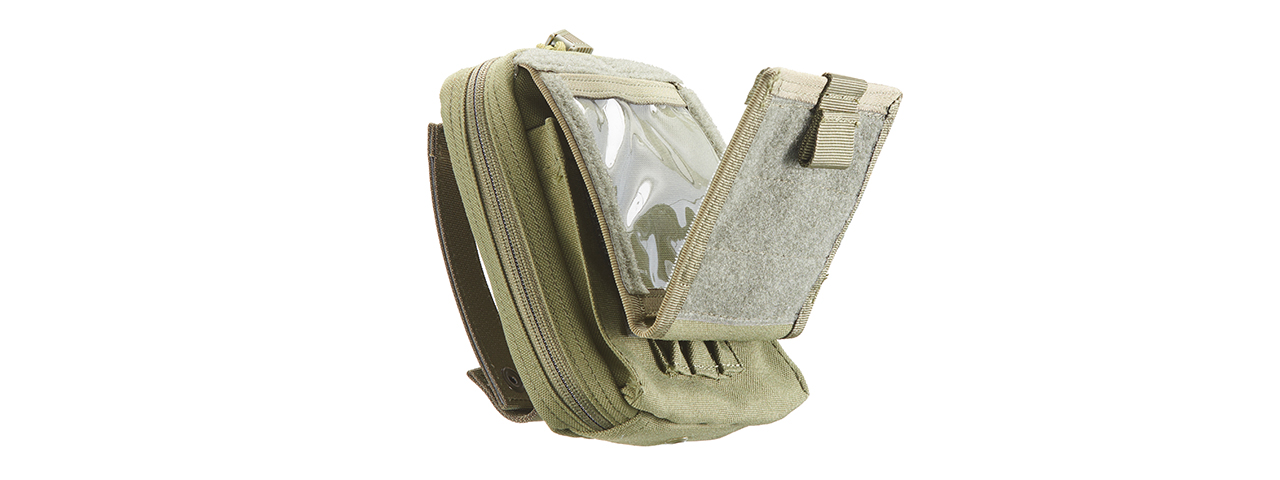 Code 11 Tactical Molle Map Pouch (Color: OD Green)