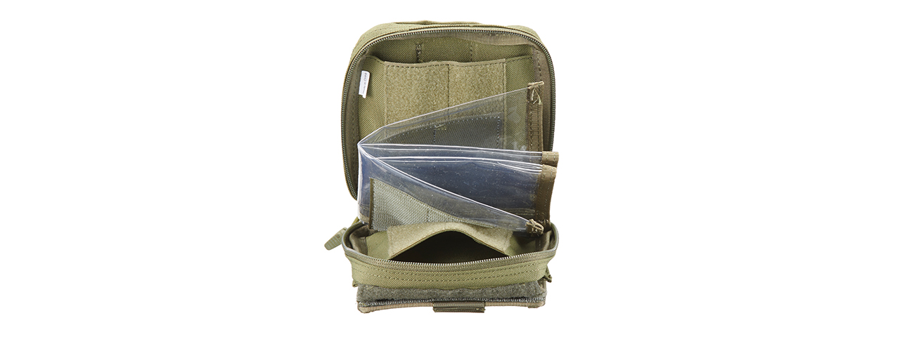 Code 11 Tactical Molle Map Pouch (Color: OD Green)