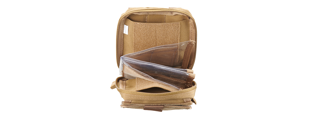 Code 11 Tactical Molle Map Pouch (Color: Tan)