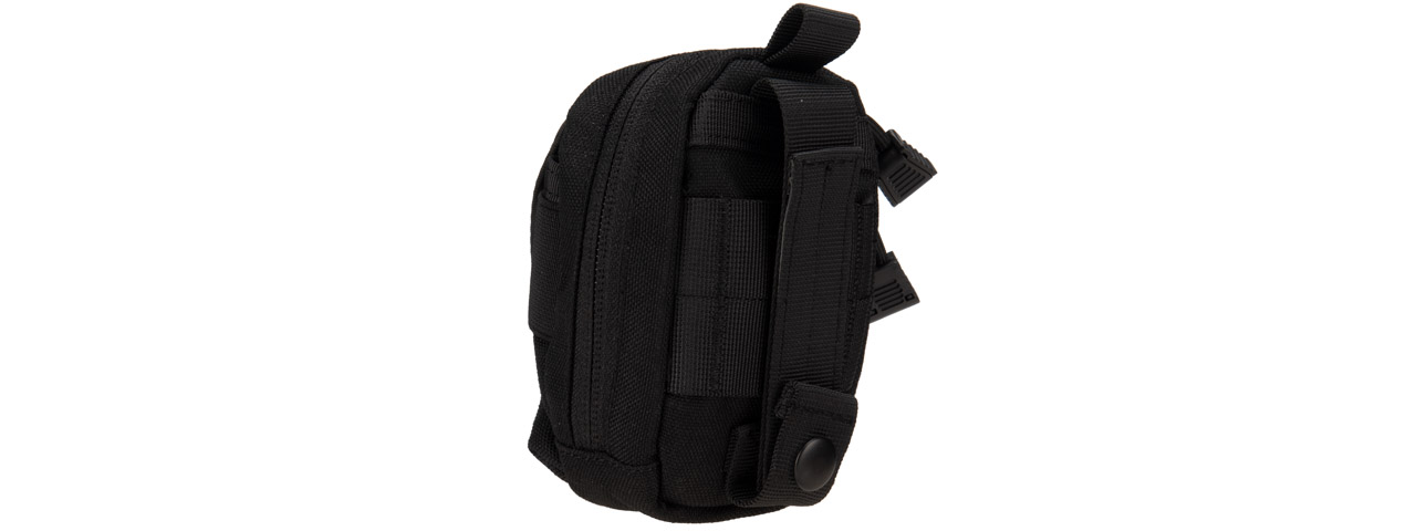 Code 11 Molle Multi-Purpose Handheld Radio Pouch (Color: Black)