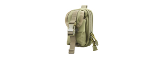 Code 11 Molle Multi-Purpose Handheld Radio Pouch (Color: OD Green)