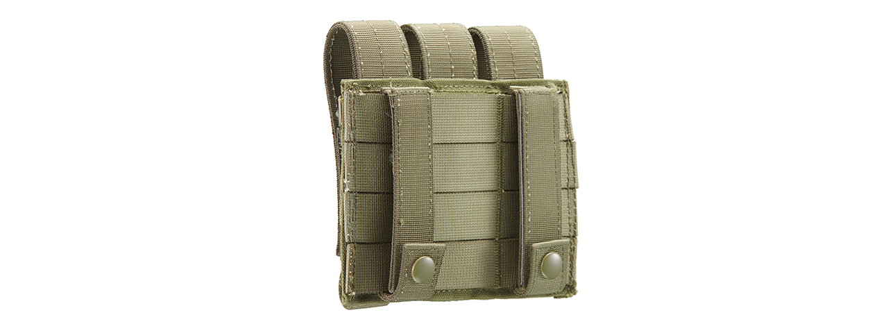 Code 11 Molle Triple Pistol Magazine Pouch (Color: OD Green) - Click Image to Close