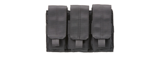 Code 11 Molle Ready Triple M4 Magazine Pouch (Color: Black)