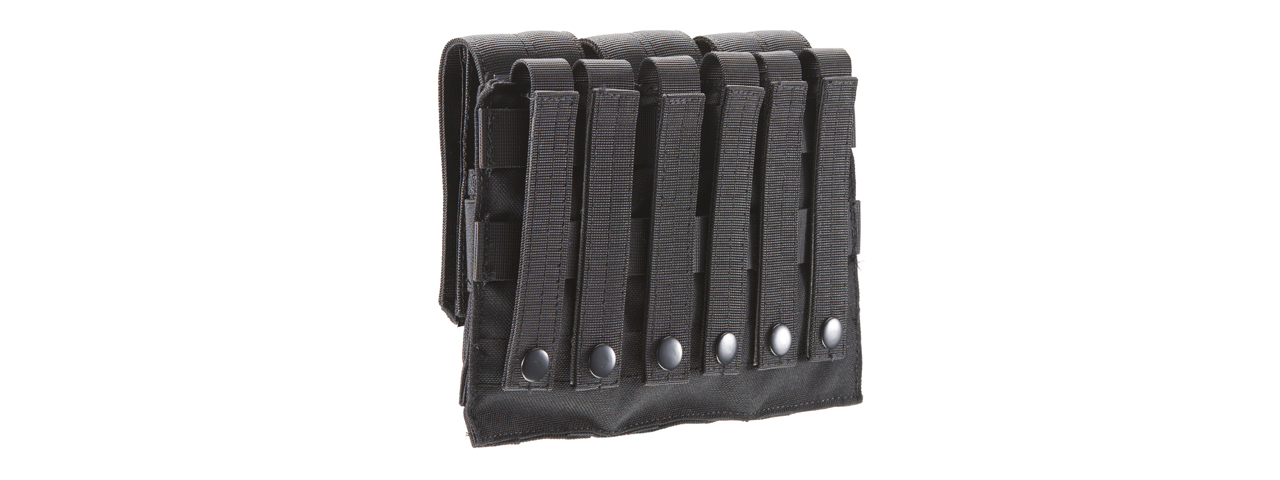 Code 11 Molle Ready Triple M4 Magazine Pouch (Color: Black) - Click Image to Close