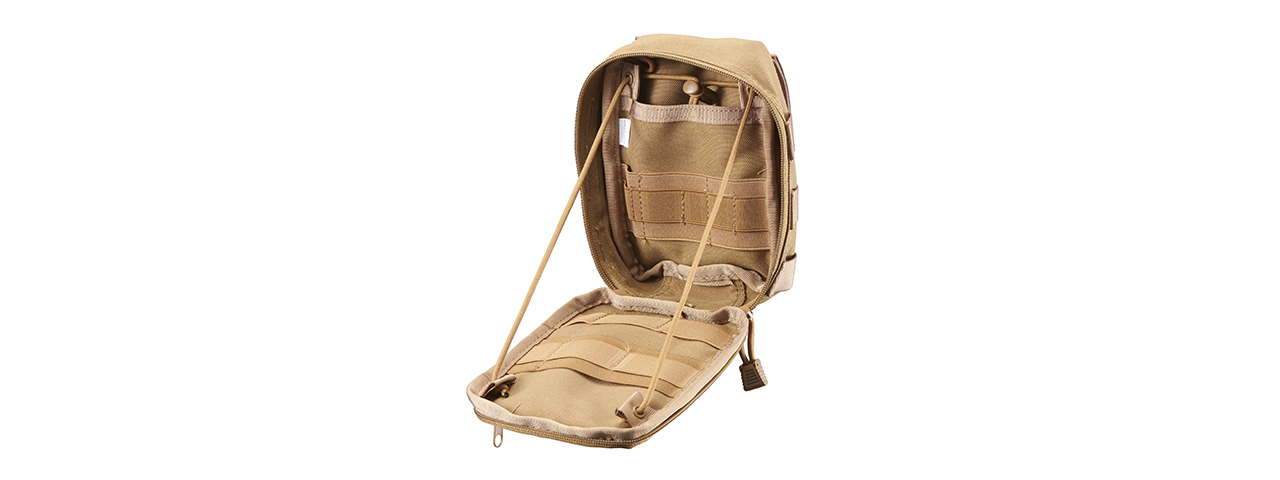 Code 11 Molle Sidekick Admin Pouch (Color: Tan) - Click Image to Close