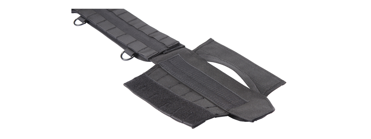 Code 11 Molle Slim Tactical Battle Belt (Color: Black)