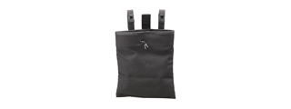 Code 11 Molle Foldable Dump Pouch (Color: Black)