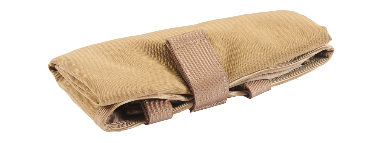 Code 11 Molle Foldable Dump Pouch (Color: Tan) - Click Image to Close