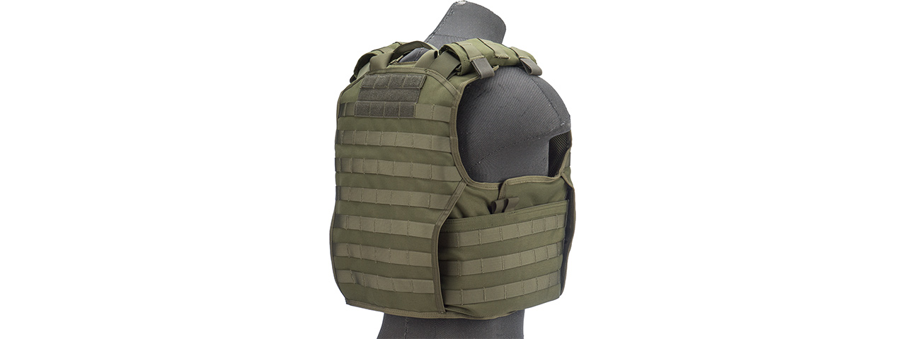 Code 11 Medium Exo Plate Carrier (Color: OD Green) - Click Image to Close