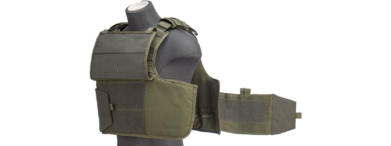 Code 11 Large Exo Plate Carrier (Color: OD Green) - Click Image to Close