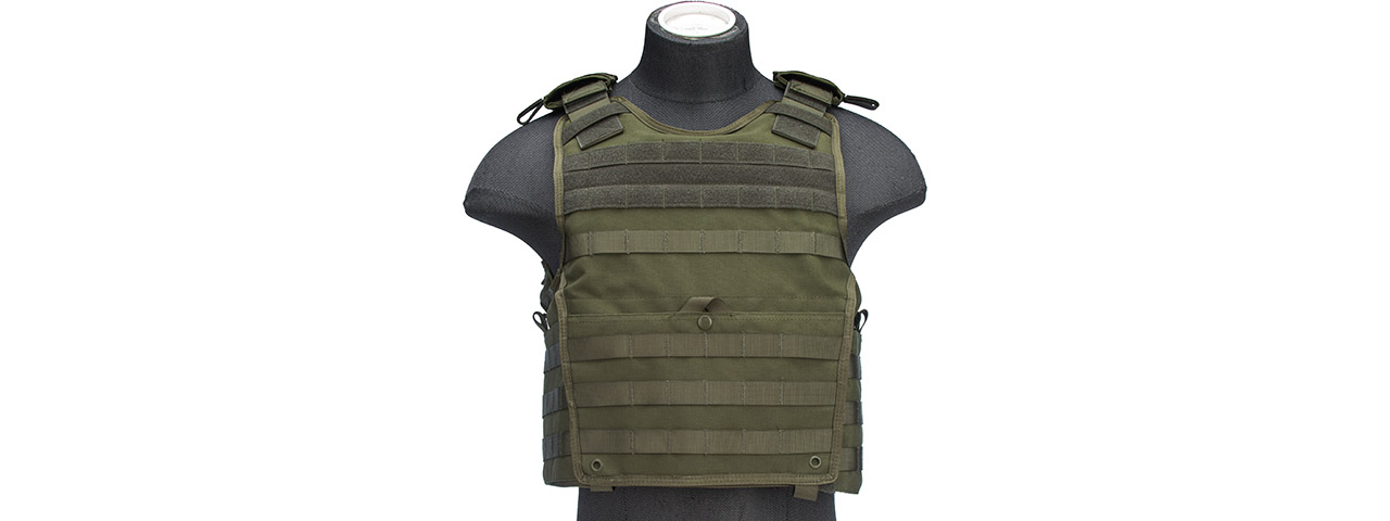 Code 11 Medium Exo Plate Carrier (Color: OD Green) - Click Image to Close