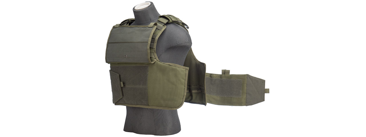 Code 11 Large Exo Plate Carrier (Color: OD Green) - Click Image to Close