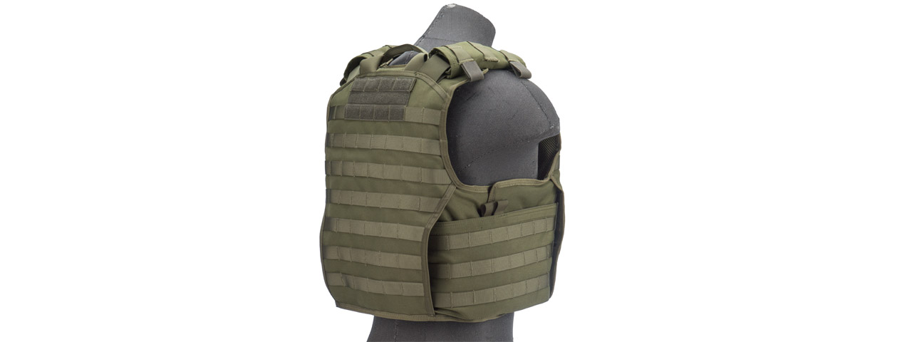 Code 11 Medium Exo Plate Carrier (Color: OD Green) - Click Image to Close