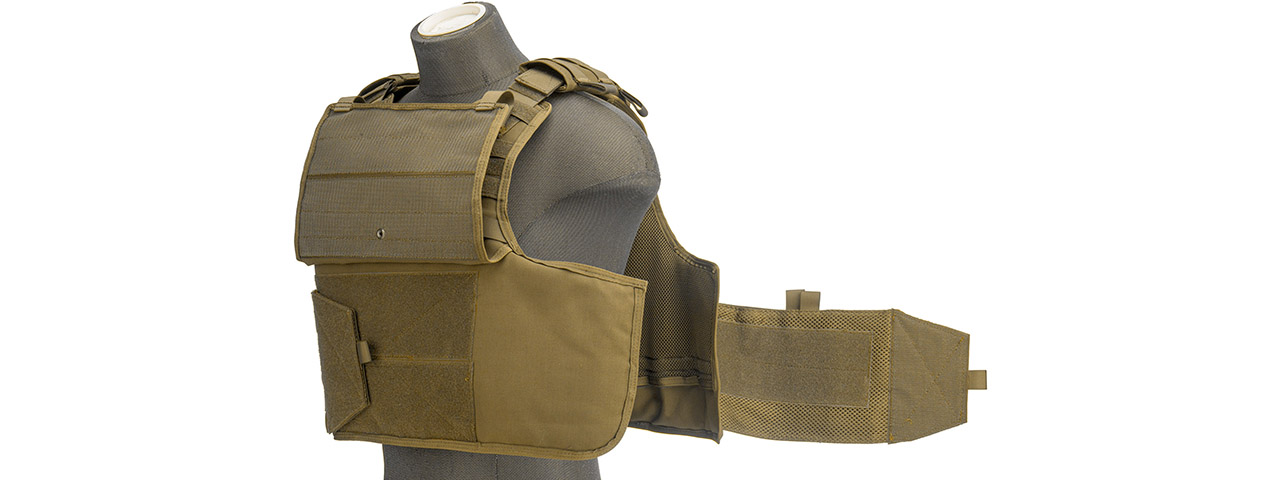 Code 11 Large Exo Plate Carrier (Color: Tan) - Click Image to Close