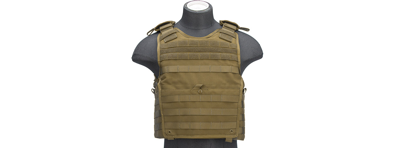 Code 11 Large Exo Plate Carrier (Color: Tan)