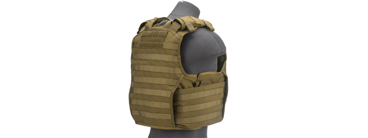 Code 11 Large Exo Plate Carrier (Color: Tan) - Click Image to Close