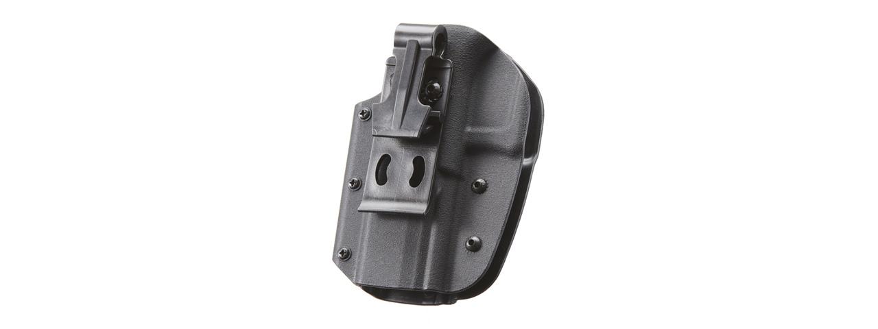 Hard Shell Belt Clip Holster for M92 Airsoft Pistols (Color: Black) - Click Image to Close