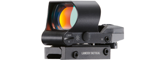 Lancer Tactical Holographic Red Dot Reflex Sight (Color: Black)