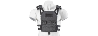 Lancer Tactical Kid's Tactical Vest w/ EVA Plates (Color: Black)