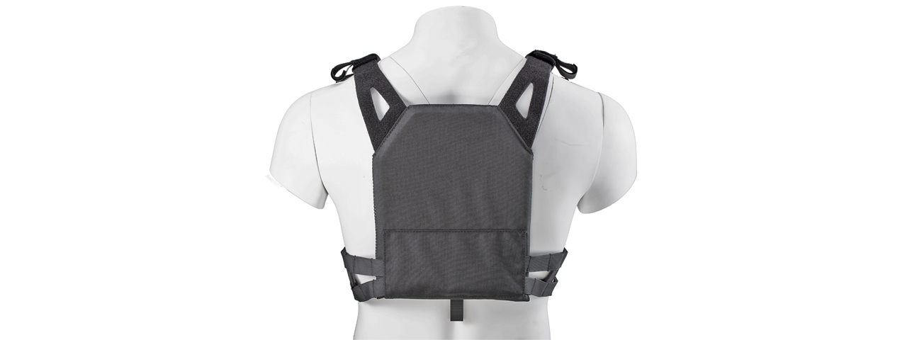Lancer Tactical Kid's Tactical Vest w/ EVA Plates (Color: Black)