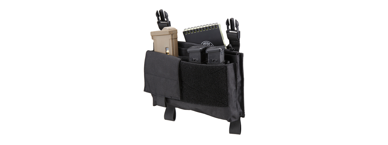 Lancer Tactical MK4 Fight Chassis Buckle Up Pouch Panel (Color: Black) - Click Image to Close