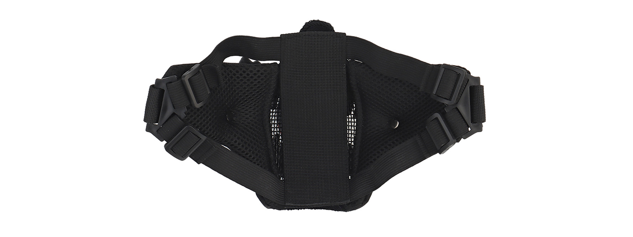 Upgraded Fangs Mesh Lower Face Mask (Color: Black)