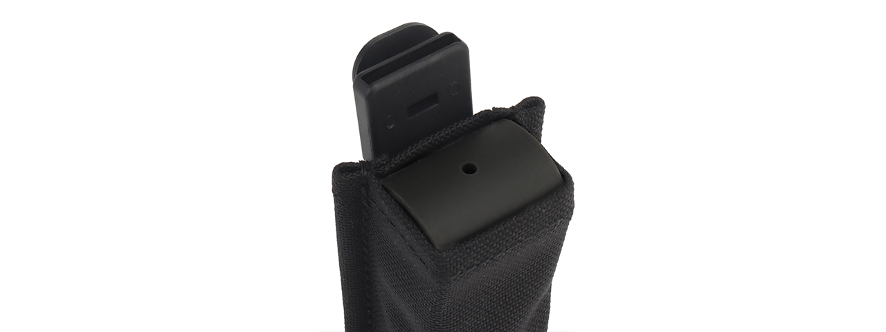 Molle Fast Single Pistol Magazine Pouch (Color: Black) - Click Image to Close