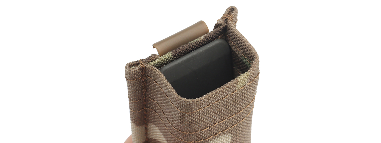 Molle Fast Single Pistol Magazine Pouch (Color: Multi-Camo) - Click Image to Close