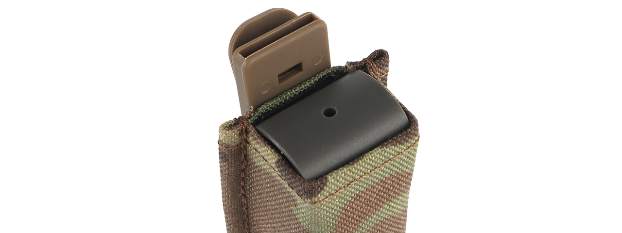 Molle Fast Single Pistol Magazine Pouch (Color: Multi-Camo)