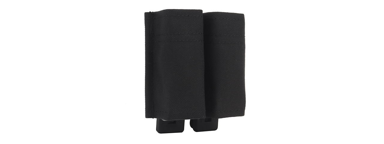 Molle Fast Double Pistol Magazine Pouch (Color: Black)