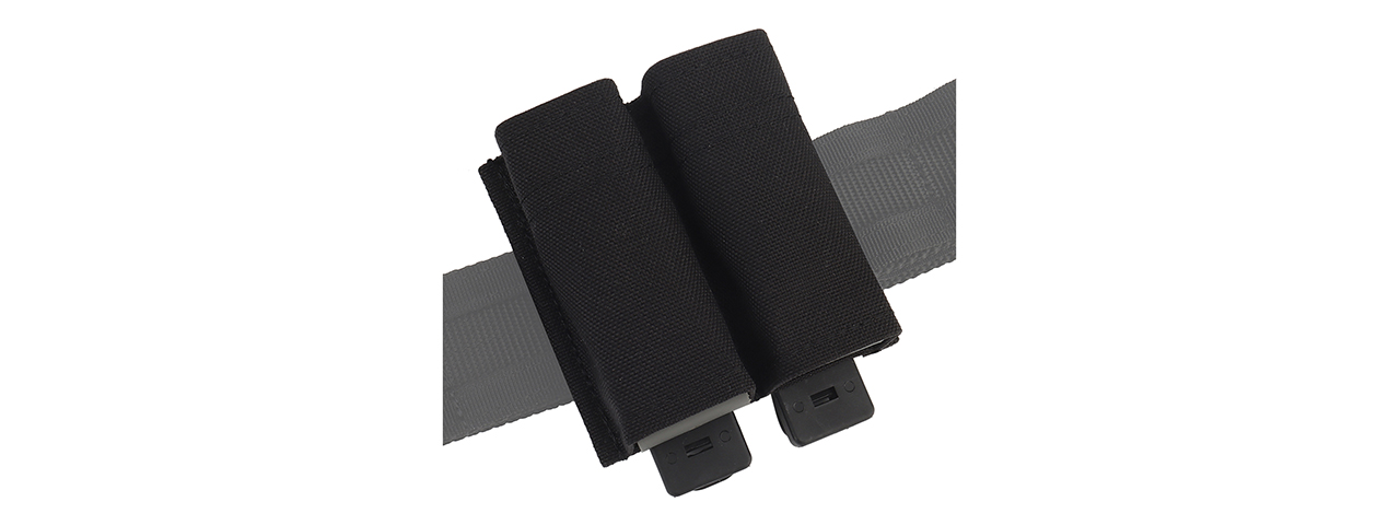 Molle Fast Double Pistol Magazine Pouch (Color: Black) - Click Image to Close