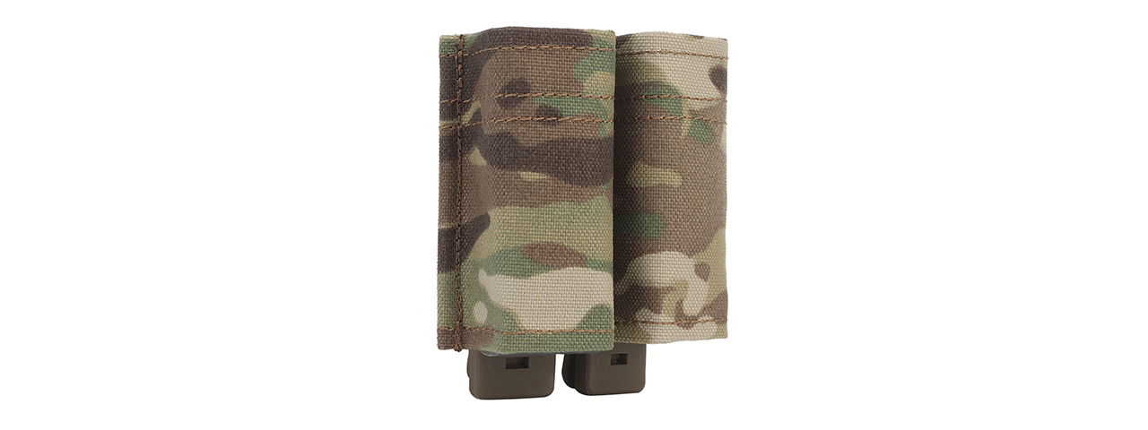 Molle Fast Double Pistol Magazine Pouch (Color: Multi-Camo)