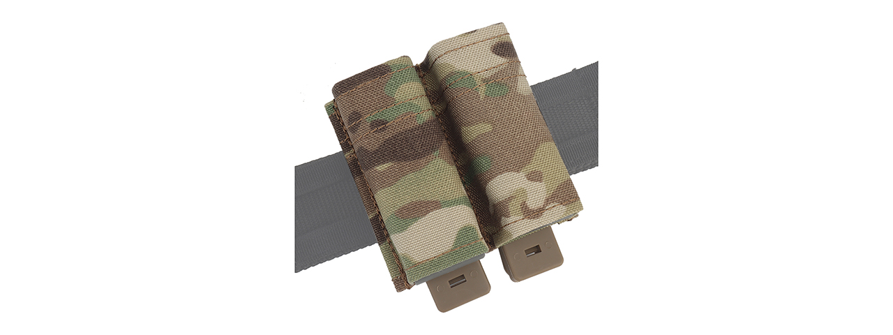 Molle Fast Double Pistol Magazine Pouch (Color: Multi-Camo)