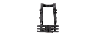 Lancer Tactical Low Profile Chest Rig (Color: Black)