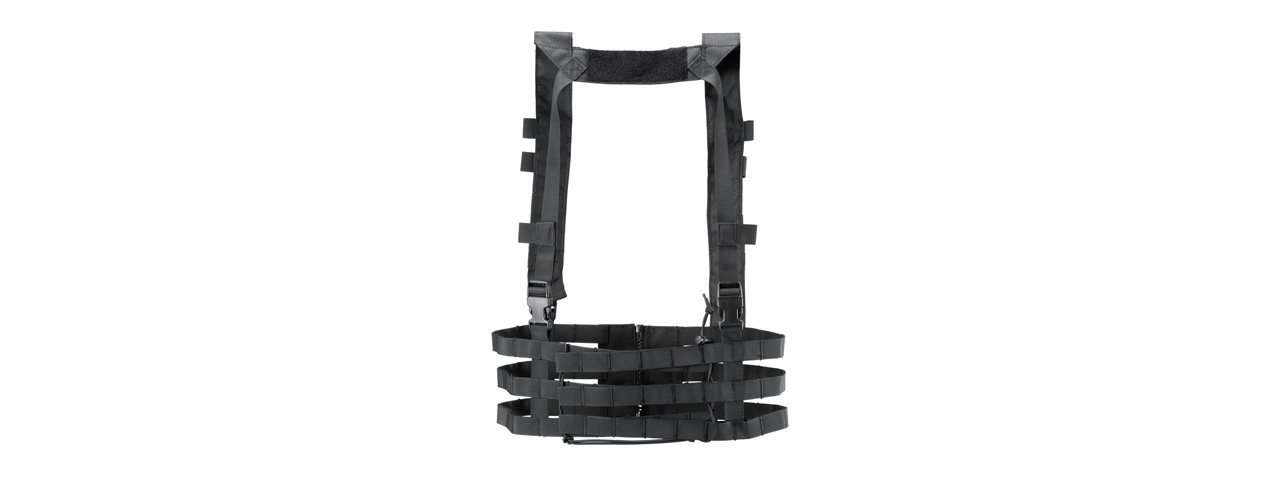 Lancer Tactical Low Profile Chest Rig (Color: Black) - Click Image to Close