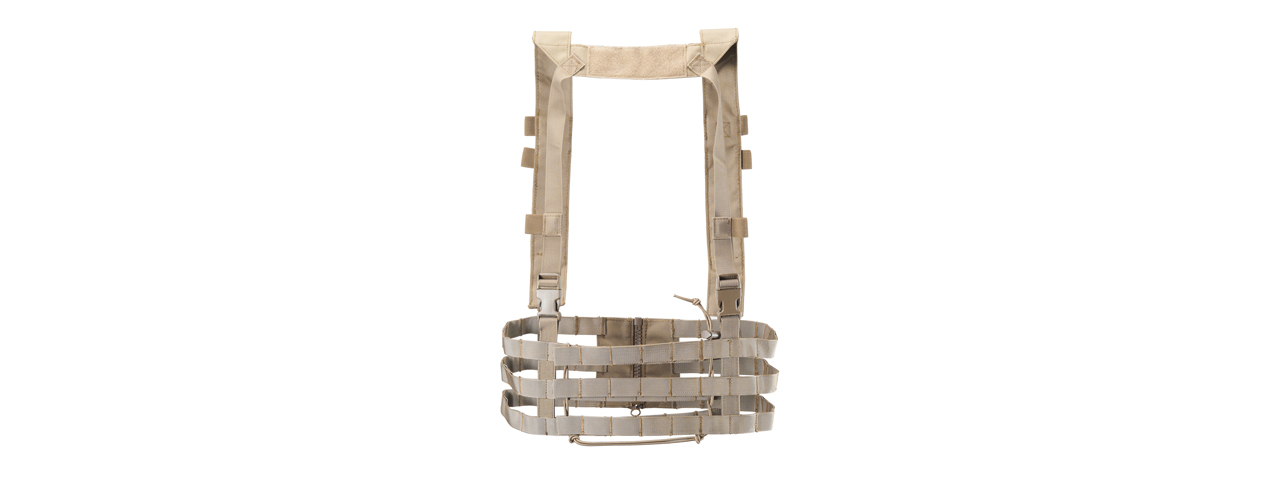 Lancer Tactical Low Profile Chest Rig (Color: Tan) - Click Image to Close